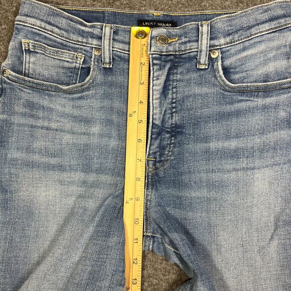 Lucky Brand High Rise Zoe Straight Leg Denim Jeans Size 10/30L Womens 28x30 - Picture 12 of 14